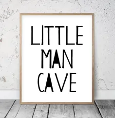 Little Man Cave Big Bro Lil Bro Boys Rule Boys Room Wall |  اتسی