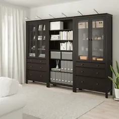 LIATORP ترکیب ذخیره سازی با درب ، سفید ، 108 5 / 8x84 1/4 "- IKEA