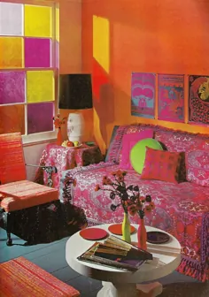 اتاق نشیمن دهه 1960 |  وبلاگ Tumblr