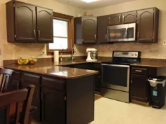 کابینت های آشپزخانه رنگ آمیزی ژل برای به روزرسانی آسان و مقرون به صرفه