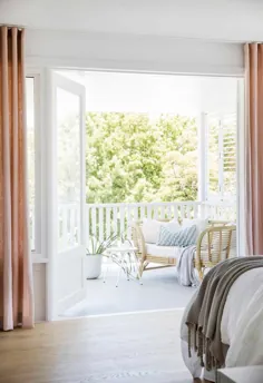 نوسازی کاملاً سفید رنگ همپتون ها این خانه سیدنی را دگرگون کرد
