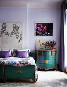 ایده های بنفش Pantone Ultra Violet Interior Design 2018