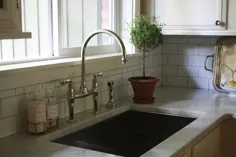 سینک ظرفشویی تک کاسه ای بلانکو - کلبه - آشپزخانه - بنجامین مور کبوتر سفید - طرح ماریان سیمون