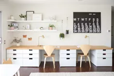 30 ایده مدرن دفتر خانه که به شما کمک می کند از کار در خانه لذت ببرید