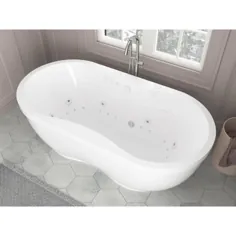 Universal Tubs Agate 6 ft. Whirlpool و وان حمام هوا در White-HD3471AD - انبار خانه