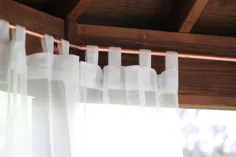 میله های پرده مس سفارشی DIY (برای هر پنجره) |  جولی بلانر