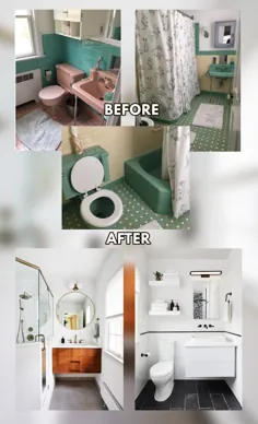 نوسازی حمام کوچک قبل و بعد