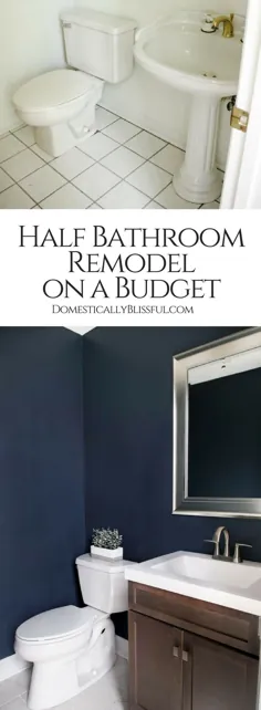 نصف حمام با یک بودجه