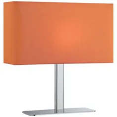 Lite Source چراغ میز لهجه مستطیل مستطیل شکل Orange Orange - # U8382 |  لامپ به علاوه