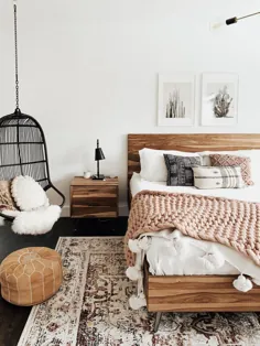 اتاق خواب دنجamyepeters #homedecor #boho # bedroomdesign