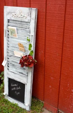 DIY Shutter Inspirations-28 راه برای تزئین و استفاده مجدد از کرکره های قدیمی