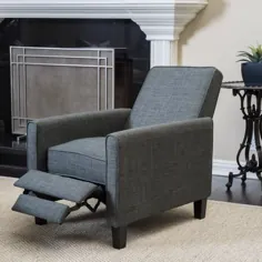 صندلی تکیه گاه پارچه ای خاکستری کللی خاکستری - Walmart.com