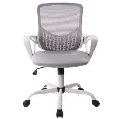 صندلی اداری ارگونومیک مش YangMing ، صندلی گردان گردان اجرایی در رنگ خاکستری ، صندلی رایانه با صندلی کار مخصوص پشتیبانی کمر برای زنان ، مردان - Walmart.com