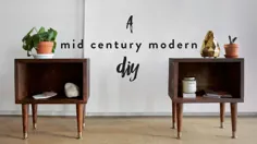 ایستاده های شب مدرن DIY MID CENTURY | دختران متاسفم