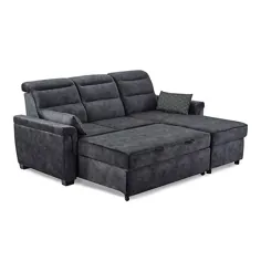 مبل مقطعی Seta® Fort Mason با صندلی در خاکستری تیره |  حمام تختخواب و فراتر از آن