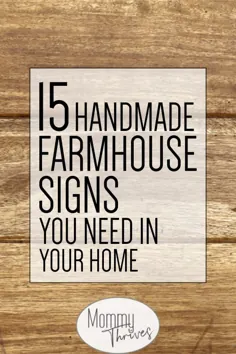 15 تابلوی برتر دست ساز در مزرعه - مامان رشد می کند