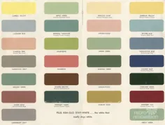 سال 1954 رنگ آشپزخانه ، حمام و قالب را رنگ آمیزی کرد -
