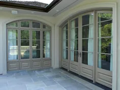 درهای فرانسوی چوبی روکش فلزی - پنجره های Fieldstone