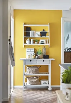 ایده های تزئین آشپزخانه زرد آفتابی