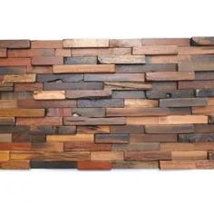 پانل های دیواری ساخته شده از دیوار چوبی احیا شده آشپزخانه Splash |  اتسی