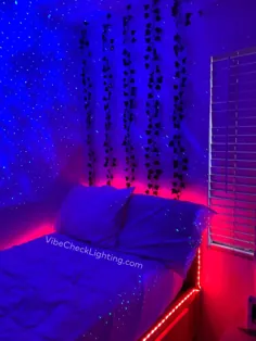 اتاق خوابی مثل این می خواهید؟  Vibe Check Lighting شما را تحت پوشش قرار داد!