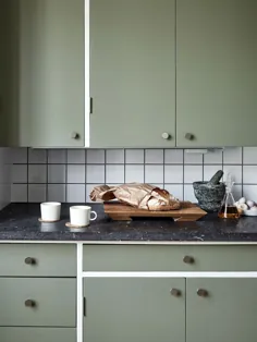 بله به این واحدهای آشپزخانه سبز خاکی - پخت و پز و نمایش - وبلاگ داخلی و سبک زندگی Nordic