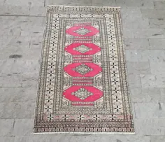 فرش ایرانی فرش 2.5x4ft Runner فرش Oushak فرش عتیقه ترکی |  اتسی