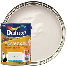 Dulux Easycare قابل شستشو و سخت - سفید جوز هندی - رنگ امولسیون مات 5 لیتر