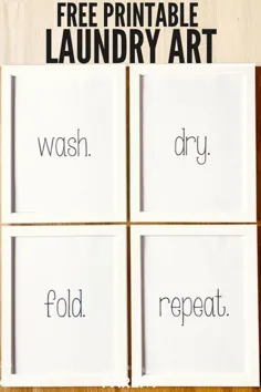 قابل چاپ رایگان اتاق لباسشویی و نکات سریع خشکشویی!  • والدین ساده