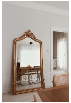 آینه بزرگ طلای