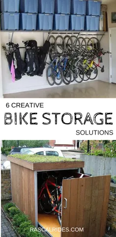 7 ایده ذخیره سازی دوچرخه برای دوچرخه ، آپارتمان ، گاراژ و فضای باز در فضای باز کودکان - Rascal Rides