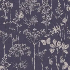 کاغذ دیواری غیربافته گلی Arthouse Meadow در گل نیلی