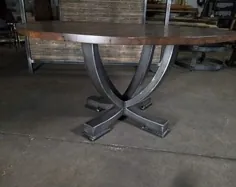 پایه میز فلزی |  میز ناهار خوری گرد