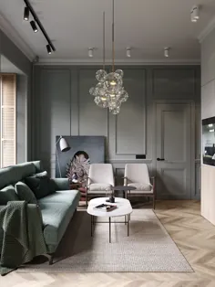 Un appartement classique chic par Cartelle Design - PLANETE DECO دنیای خانه ها