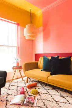 دکوراسیون اتاق مهمان Colorblock با Behr - خانه ای که لارس ساخته است