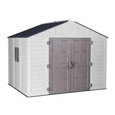 US Leisure 10 ft. x 8 ft. Keter Stronghold Resin Storage Shed-157479 - انبار خانه