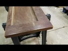 نحوه ساخت نیمکت از درب قدیمی |  نیمکت DIY |  Jami Ray Vintage