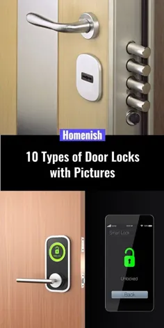 10 نوع قفل درب با عکس - حومنیش