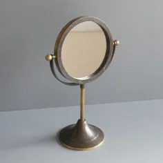 آینه پیشخوان پیشخوان / آینه برنجی / دو طرفه |  اتسی
