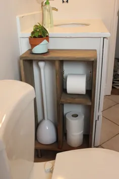 نگهدارنده دستمال توالت برنجی ساده DIY
