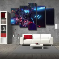 Overwatch Reaper Shiver Mode 5pc Wall Art Decor Canvas چاپ