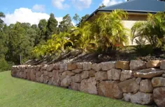 دیوارهای نگهدارنده سنگ ماسه سنگ - دیوارهای حائل استرالیا