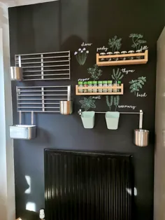 قفسه های گیاهی دیواری آشپزخانه