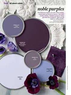 Noble Purple Paint Color Palette