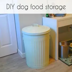 ایده ذخیره مواد غذایی سگ