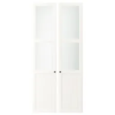 LIATORP پنل / در شیشه ای ، سفید ، 17 3 / 8x78 "- IKEA