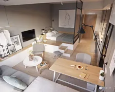 سه آپارتمان دنج که فضای کوچک را به حداکثر می رسانند - 2019 - آپارتمان دی