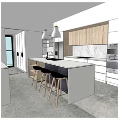 طراحی داخلی طرح آشپزخانه