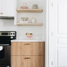 آشپزخانه زرق و برق دار Reno با زیبایی شناسی مینیمالیست |  Semihandmade