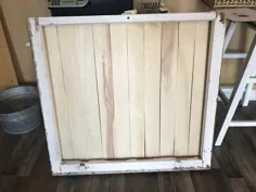 فقط در چند مرحله یک قاب پنجره قدیمی چوب را دوباره استفاده کنید